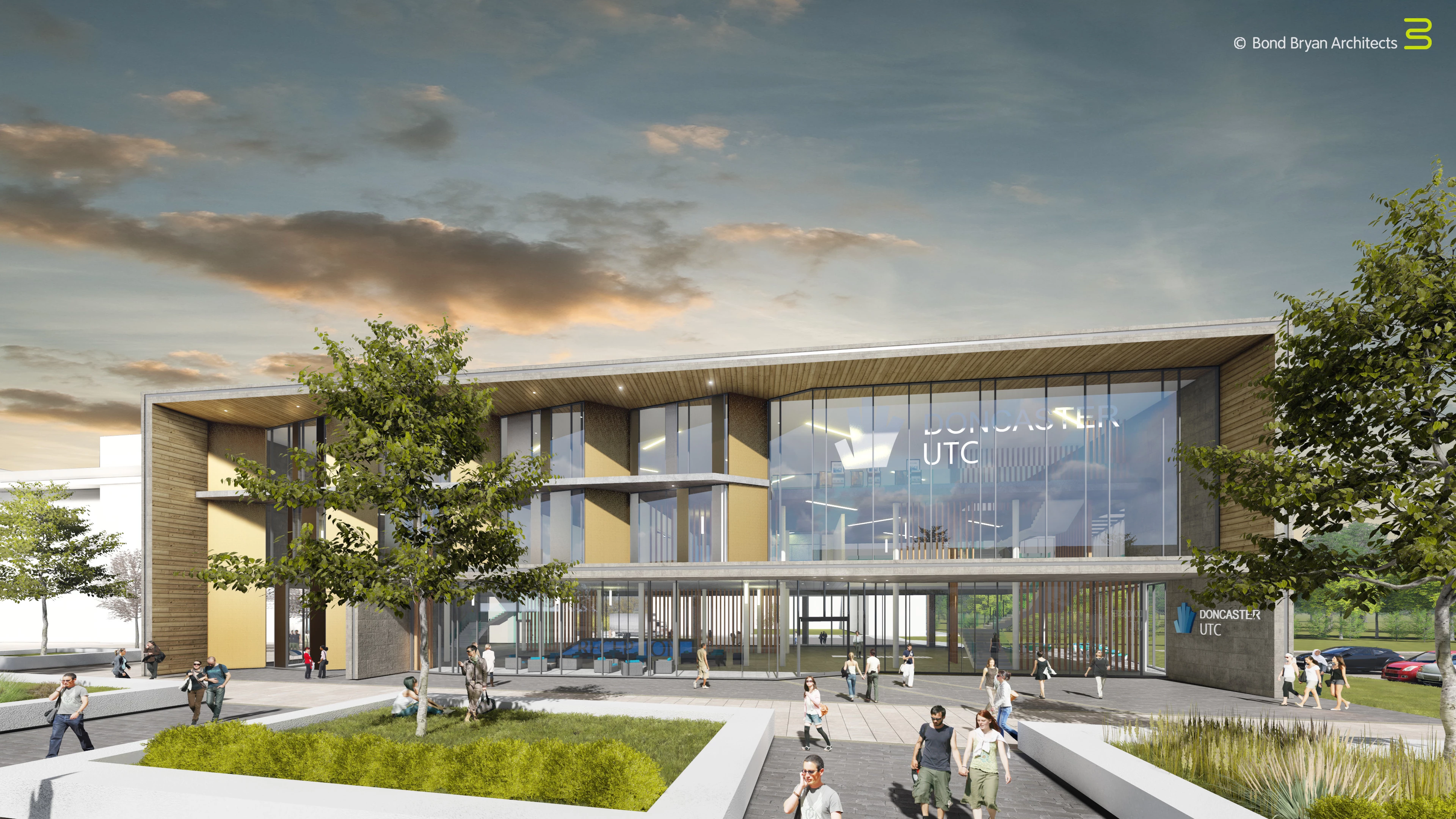 An artist's impression of the Doncaster UTC building