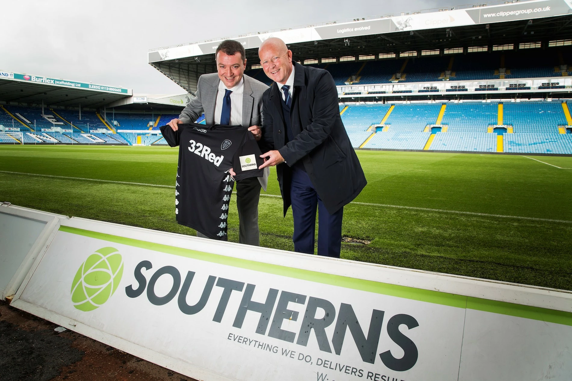 Southerns announced as Leeds United Shirt Sleeve Sponsors.