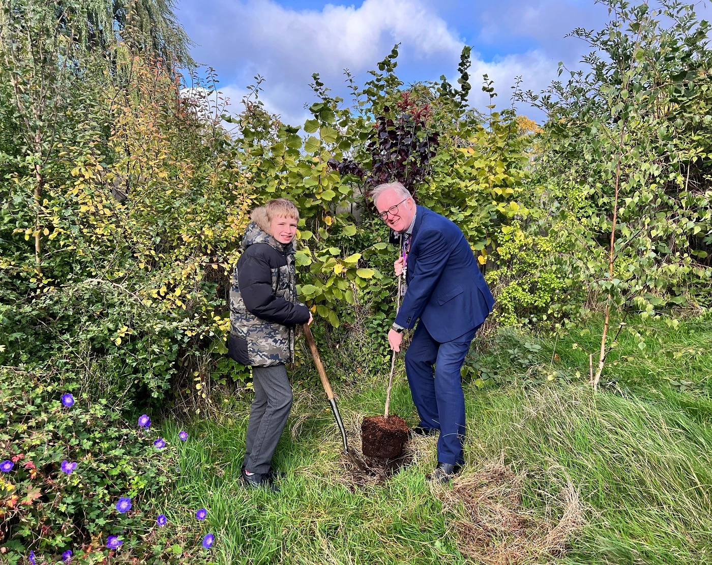 Northern Counties School tree planting