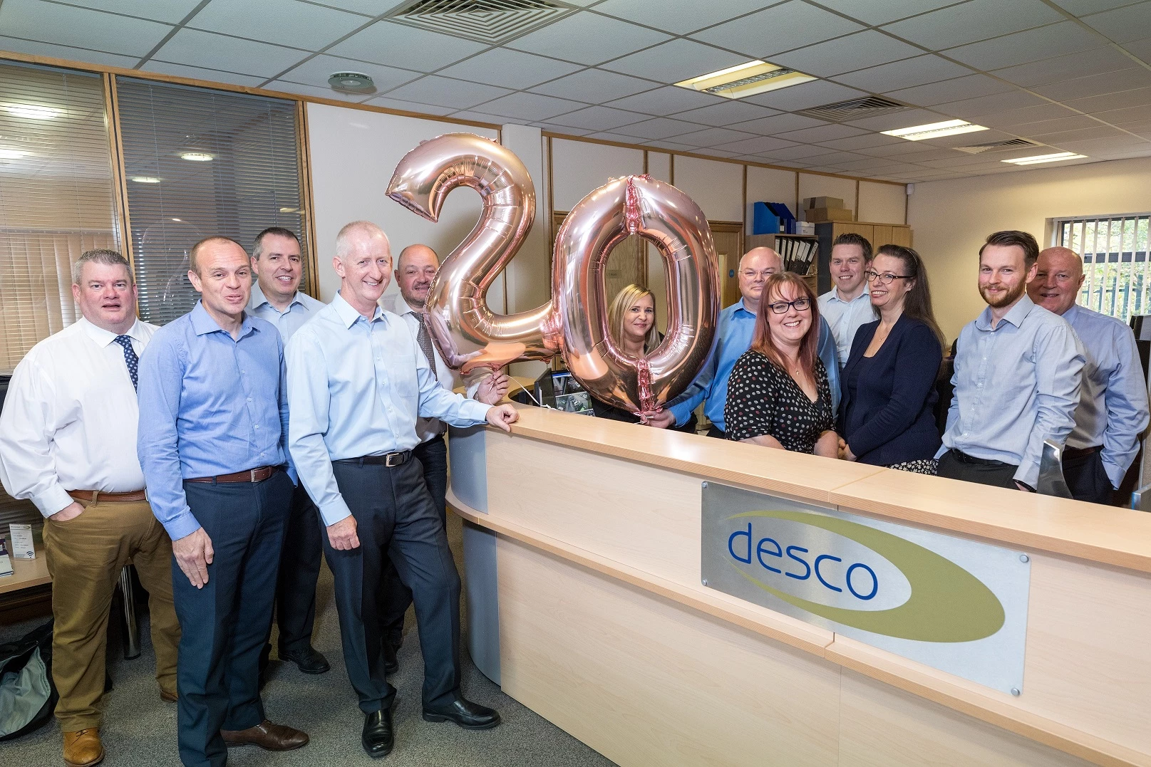 Desco marks 20 years in business at its HQ in Sunderland 