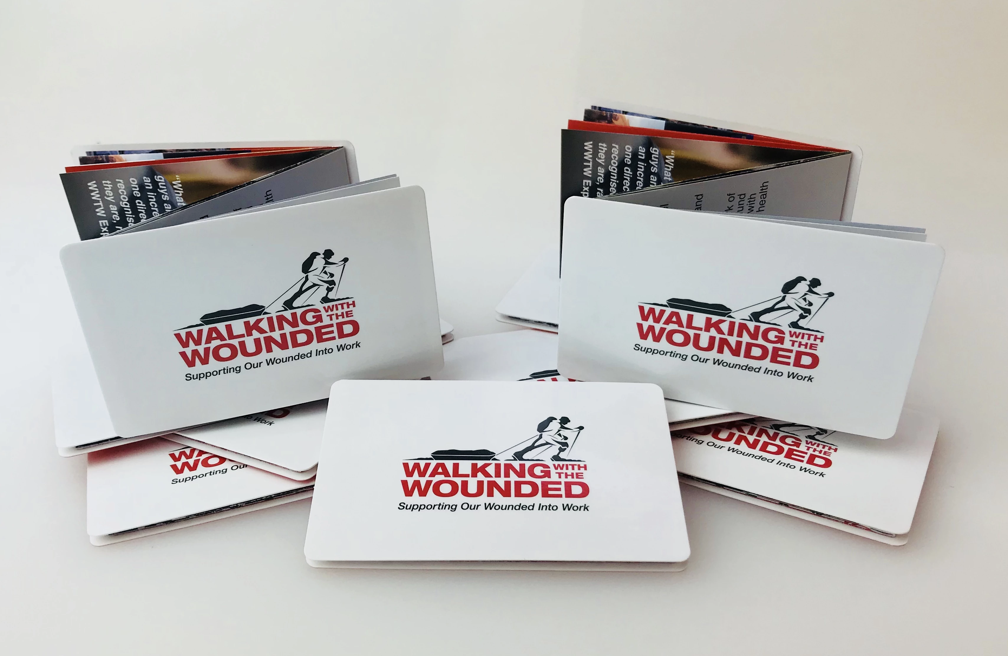 Walking With The Wounded Z-Folding Card Product Created By Alpha Card