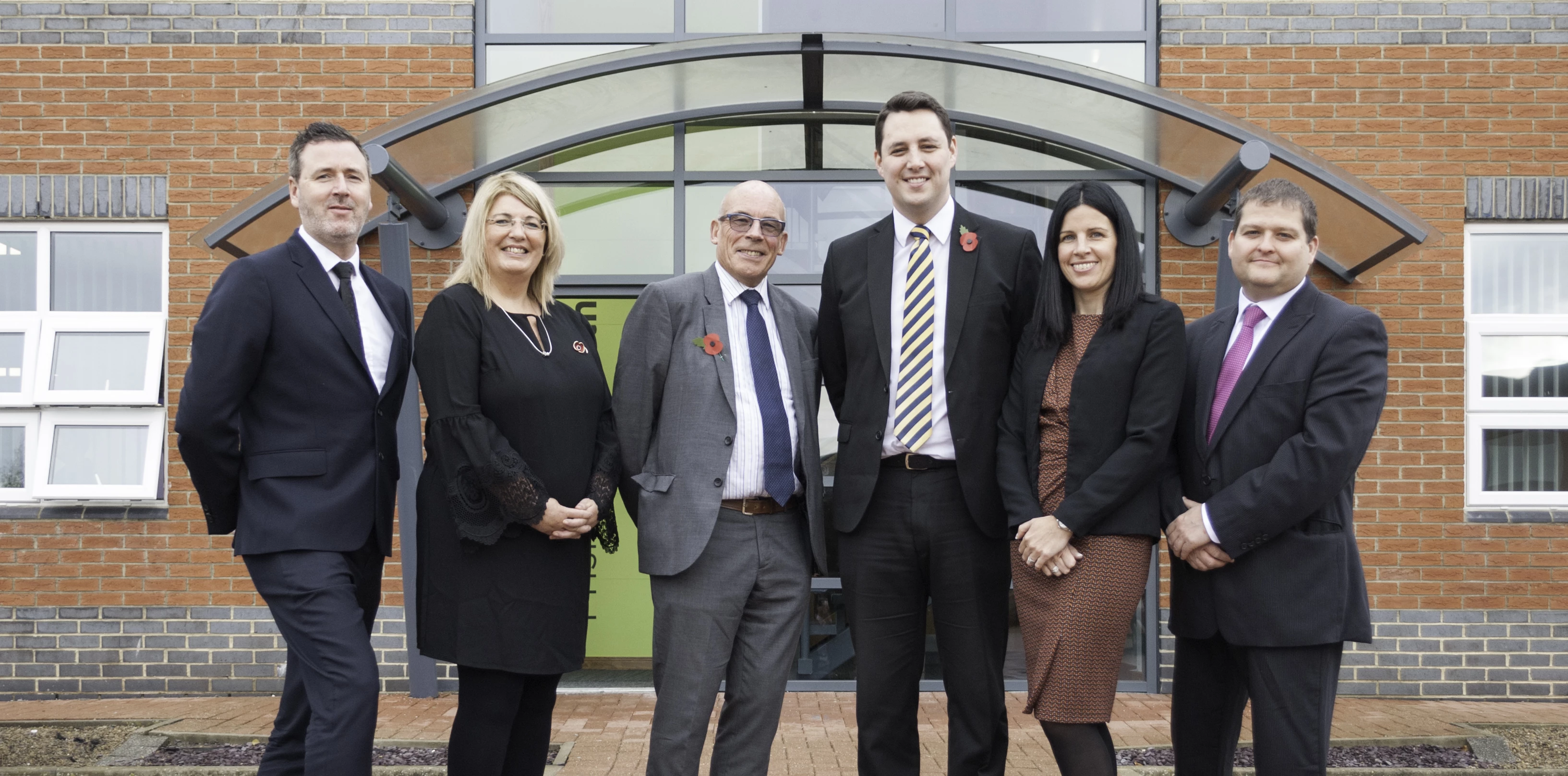 Mayor Ben Houchen (centre right) was at the launch of the new office
