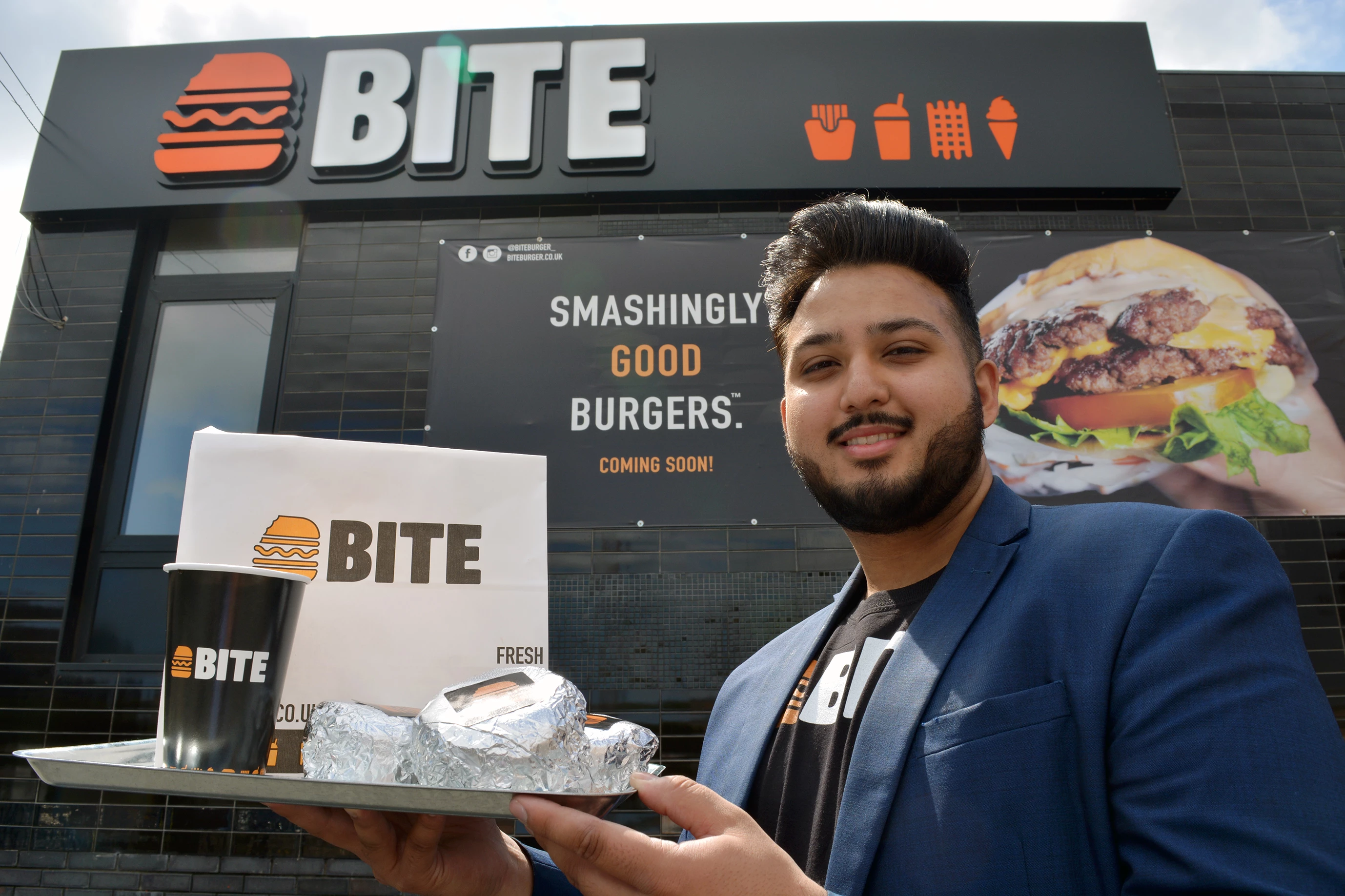 Asif Haider outside BITE