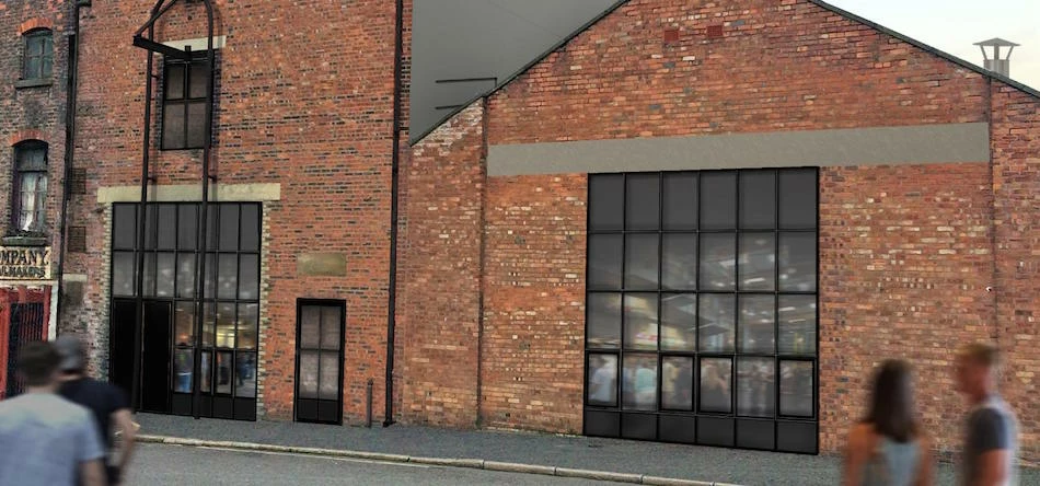 How the exterior of the brewery could look
