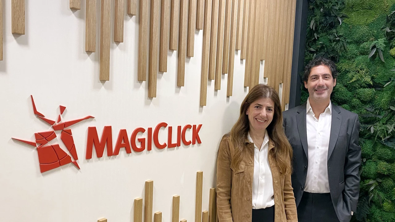 Renée Tiyano and Murat Kalaora, founding partners at MagiClick