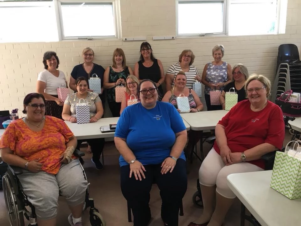 Cary, Gill and their team of 17 volunteers raced to create as many cards as possible during an all-day crafting session held at Broadfield Community Centre