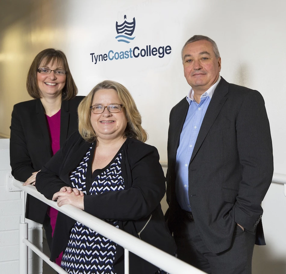 Joanne Davison (Muckle LLP), Helen Beaton (Tyne Coast College) and Tony McPhillips (Muckle LLP)