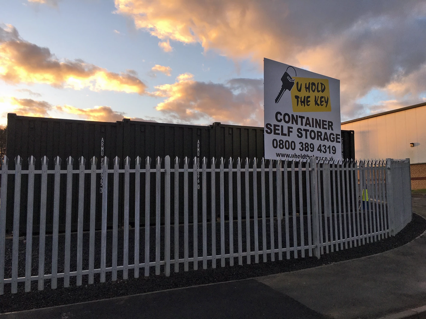 The Parsons Containers Group has opened a new U Hold The Key self-storage site in Alnwick