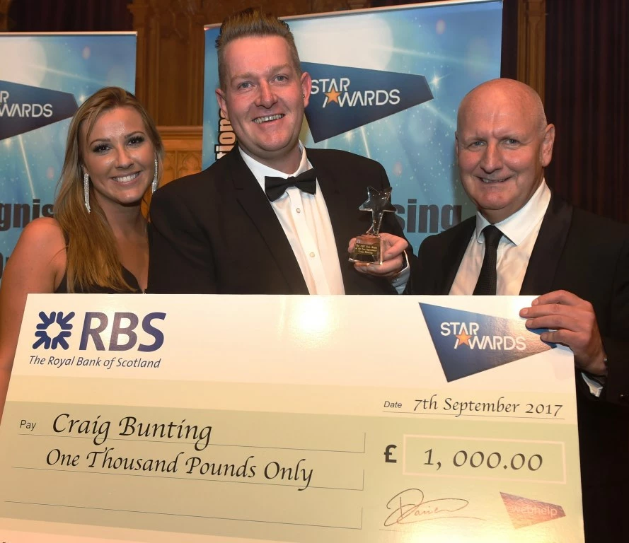 Craig Bunting, Webhelp's Role Model of the Year (operations)