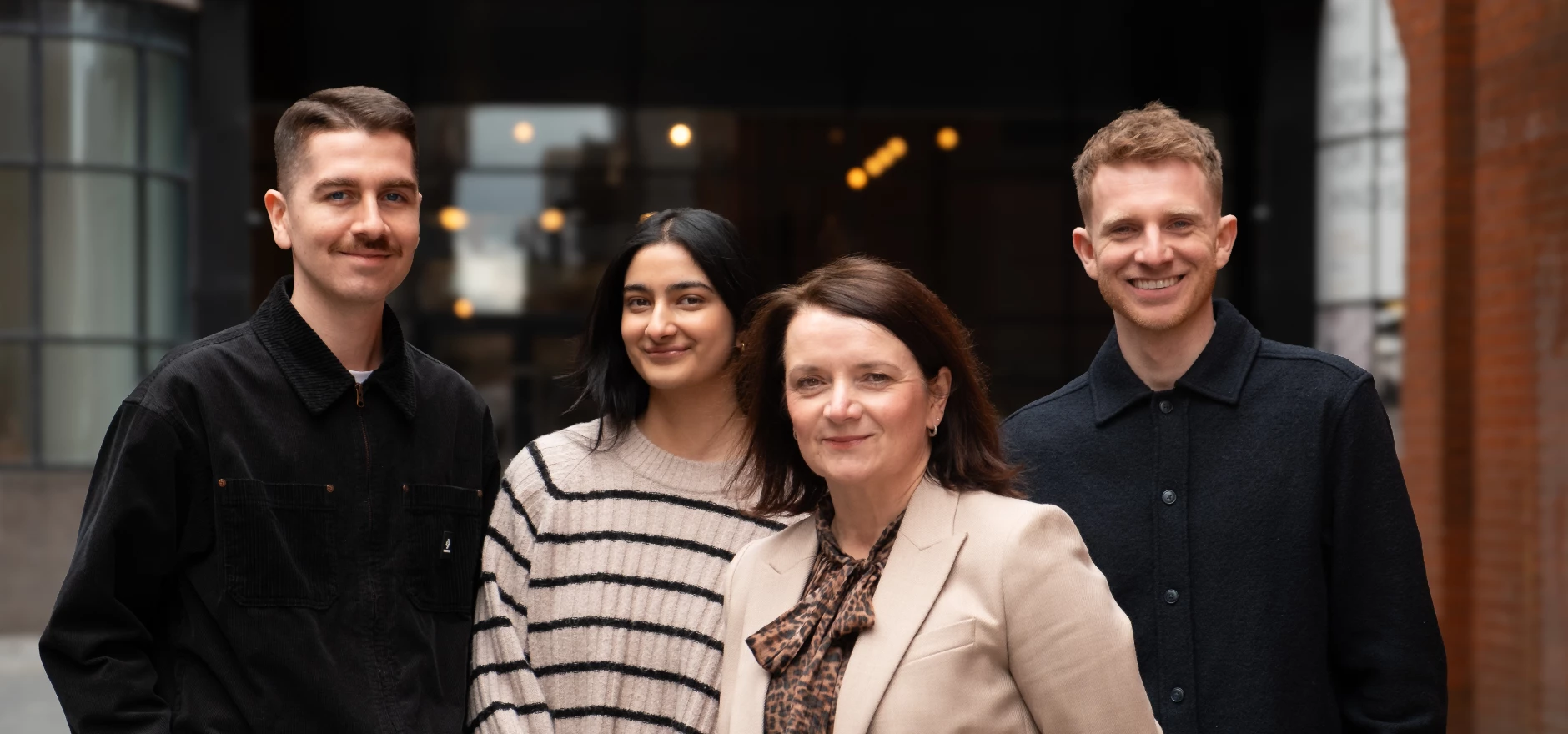 Social's new hires - (l-r) Yaems Collins, Sairah Butt and Mike Burgess with Becki Ord (centre right).jpg
