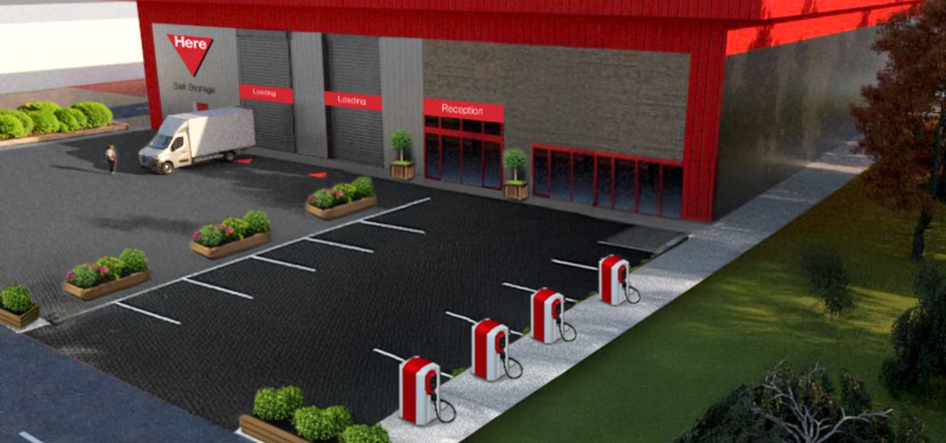 Here Self Storage Northampton Facility