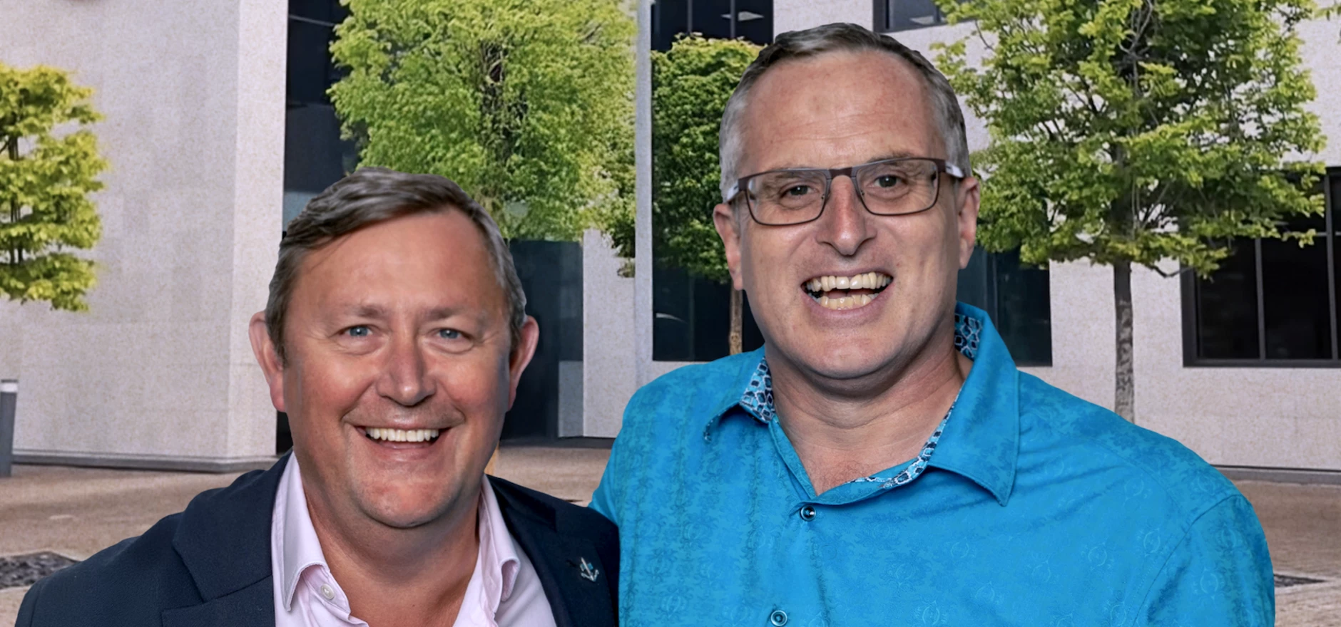 Mick Betteridge and Nigel Botterill are backing military veterans in business