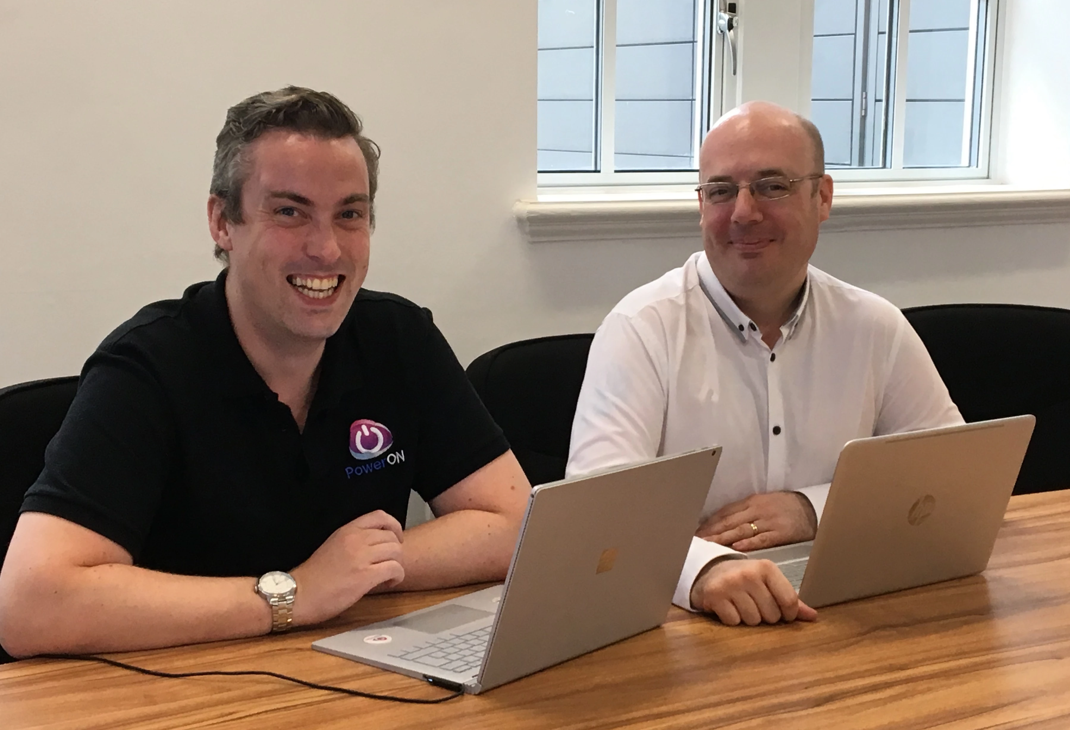 Phil Mercer and Steve Beaumont from PowerOn