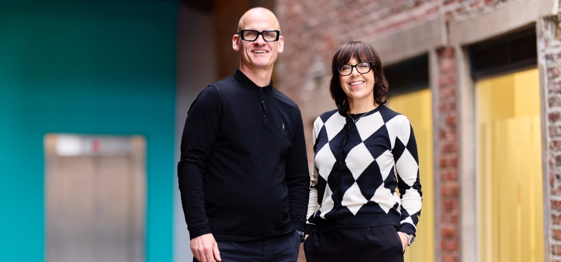 The senior leadership team at The Unknown Creative - John Dunne, founder and creative director; Vicky Franks, communications director