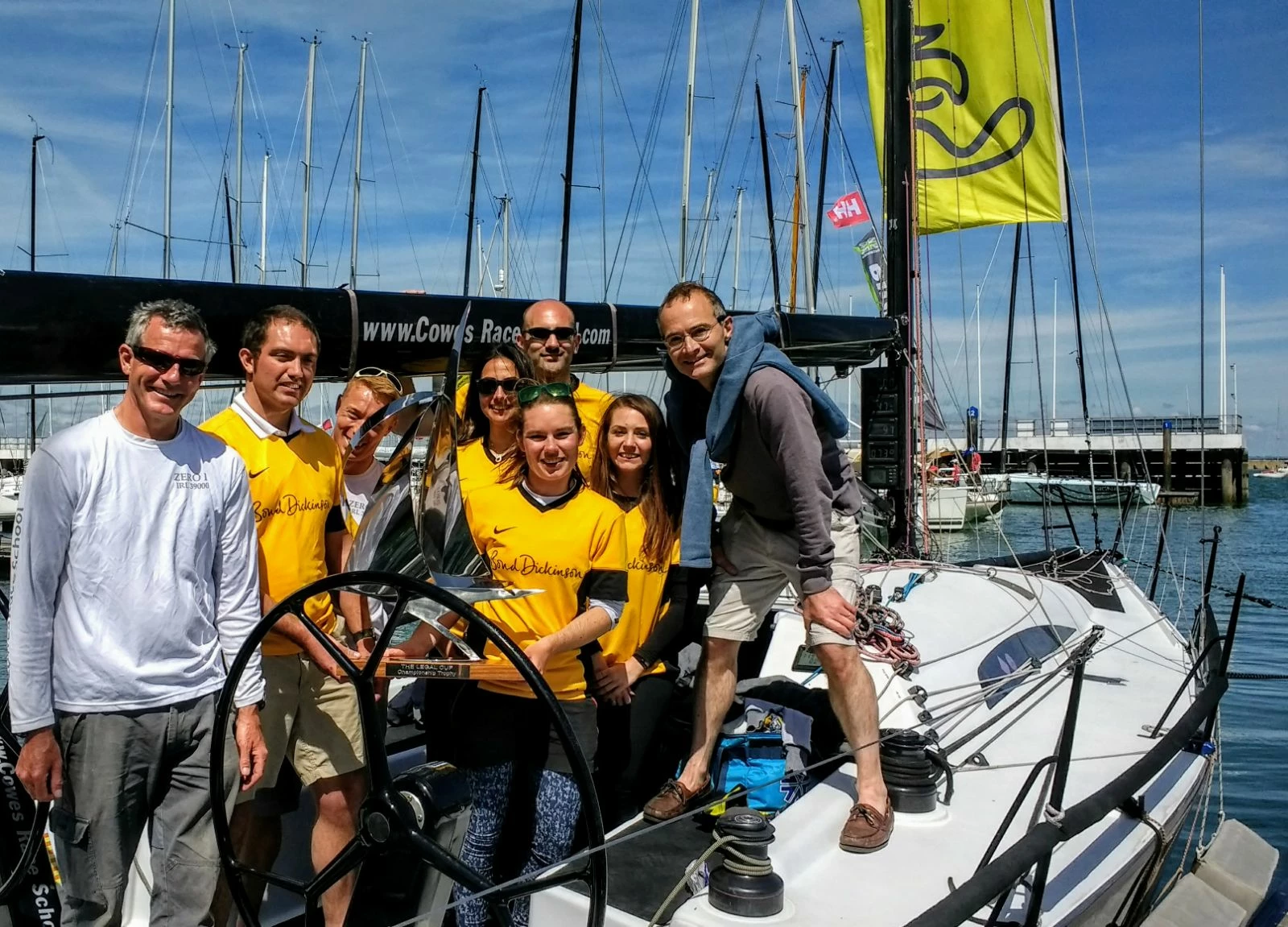  Law firm Bond Dickinson wins Legal Cup Sailing Regatta 