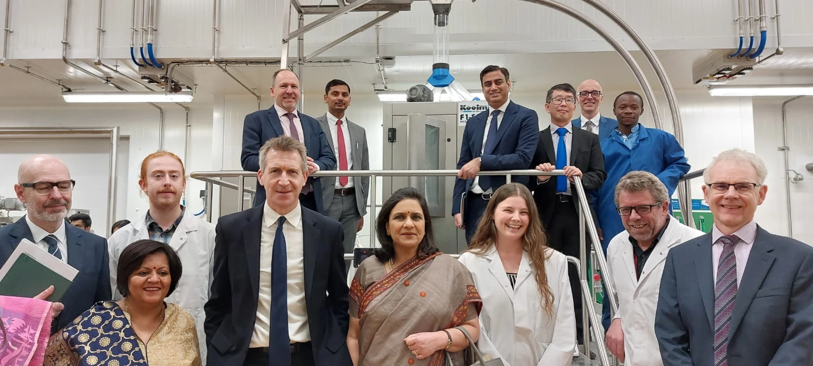 High Commissioner of India, Dan Jarvis and colleagues