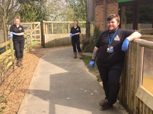 Zookeepers at Kirkley Hall Zoo will be staying on site in isolation to care for the animals during the COVID-19 outbreak.