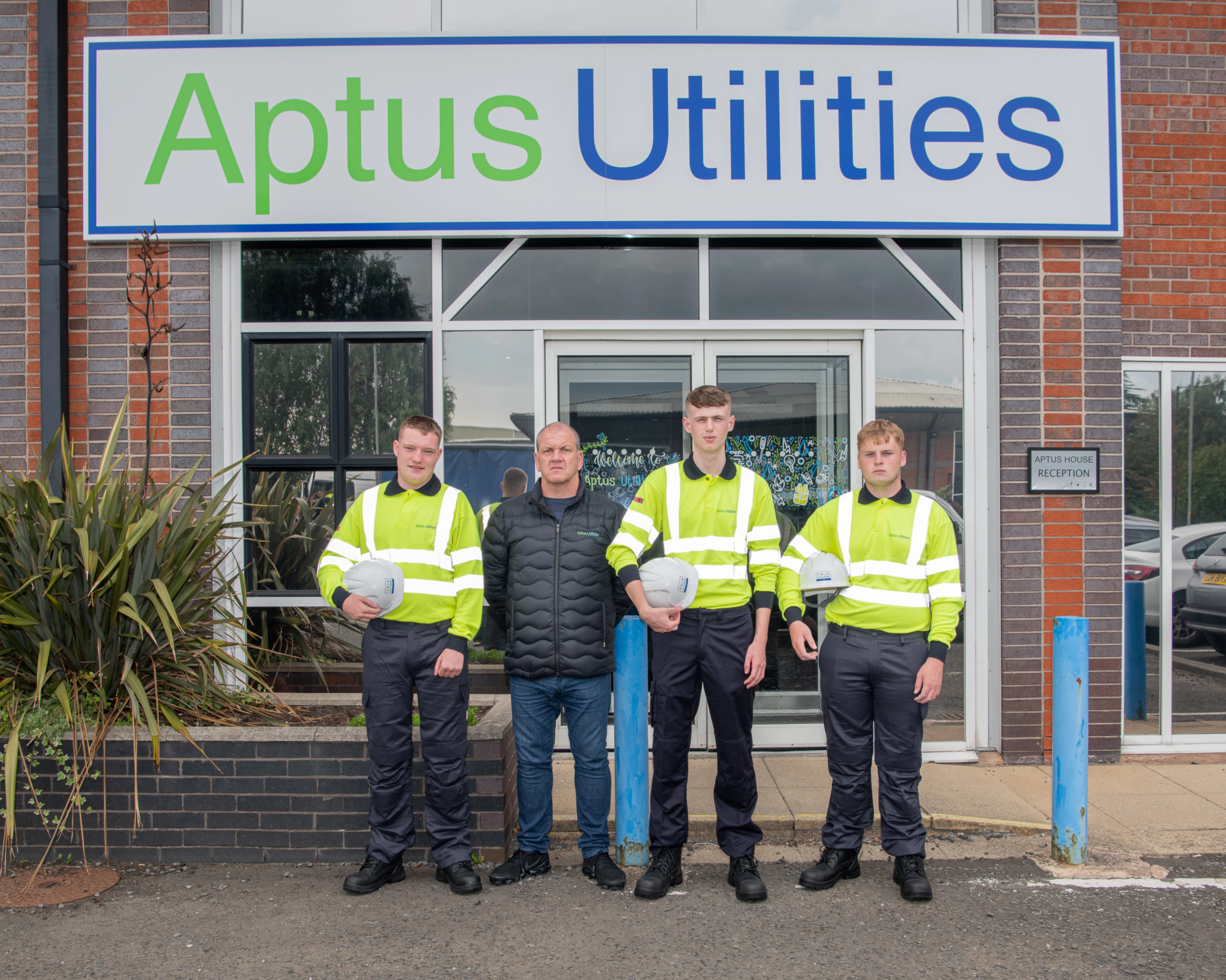 L-R: Brent McIntyre, Steve Chesworth, Harry McTeer and Jack Hurton.