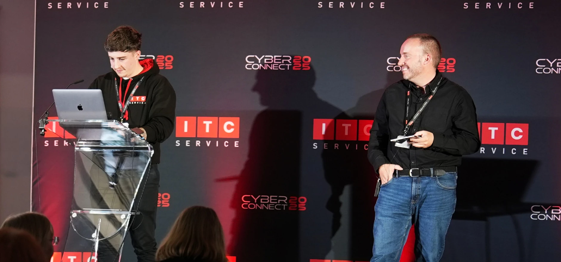 Jordan and Christ at CyberConnet 2025