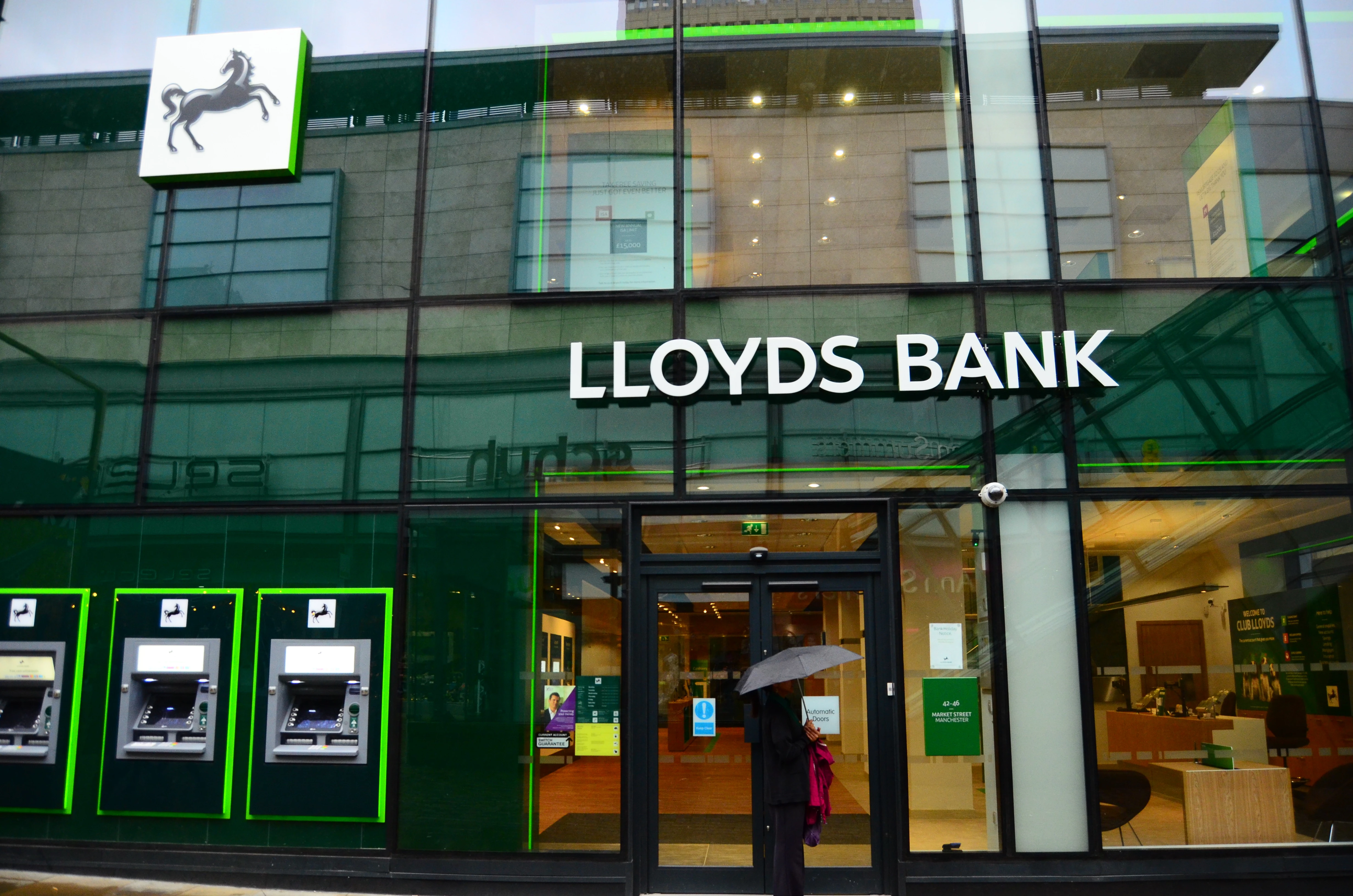 Lloyds Bank Branch Manchester Exterior