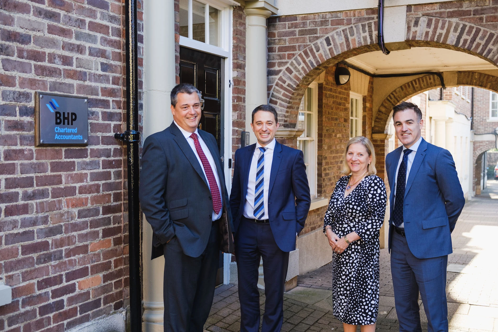 BHP’s senior team in York consisting of Tony Chapman, Daniel Sowden, Jane Marshall, Chris Atkinson. 